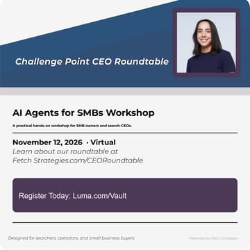 Cover Image for Challenge Point CEO Roundtable - AI Agents for Small Business: A Hands-On Workshop with Mari Zumbro