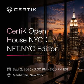 Cover Image for CertiK NYC Open House: NFT.NYC Edition