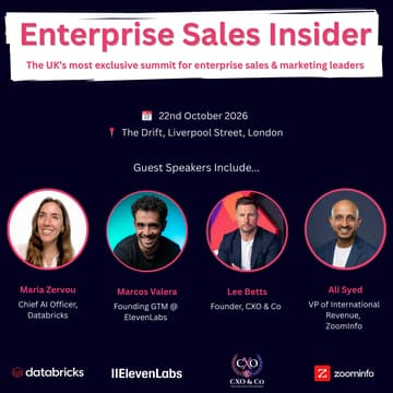 Cover Image for Enterprise Sales Insider Summit London 2026