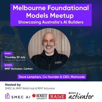 Cover Image for Melbourne Foundational Models Meetup: Showcasing Australia’s AI Builders