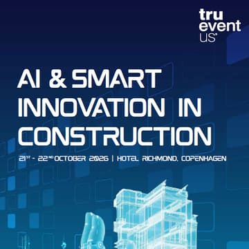 Cover Image for AI & Smart Innovation in Construction(October 21st – 22nd, 2026 at Hotel Richmond, Copenhagen)
