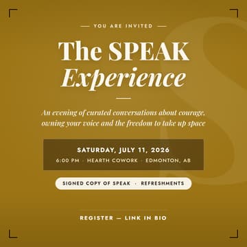 Cover Image for The SPEAK Experience