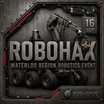 Cover Image for Waterloo Tech Week || ROBOHAX: Waterloo Region Robotics Event