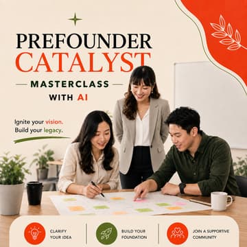 Cover Image for ASN x TGB Pre-Founder Catalyst Masterclass with AI