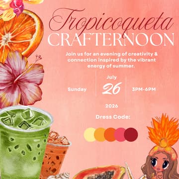 Cover Image for Tropicoqueta Crafternoon
