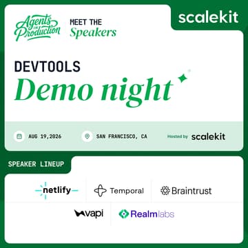Cover Image for Agents in Production: DevTools demo night