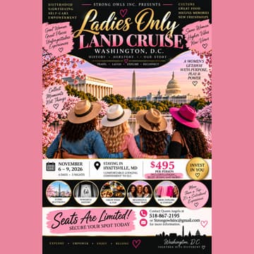 Cover Image for Ladies Only Land Cruise '26 Washington DC
