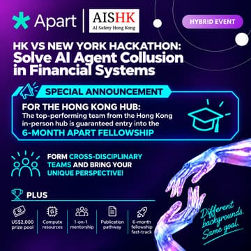 Cover Image for Hong Kong vs. New York AI Hackathon: Solve AI Agent Collusion in Financial Systems