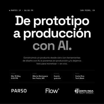 Cover Image for De prototipo a producción con AI.