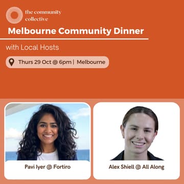 Cover Image for 🏵 Melbourne Community Dinner