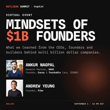 Cover Image for (Virtual) Mindsets of $1B Founders w/ Ankur Nagpal & Andrew Yeung