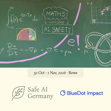 Cover Image for Maths for AI Safety Workshop (description only, application separate)