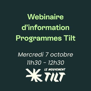 Cover Image for Webinaire d'information - Programmes Tilt'Odyssée et Tilt'Envol