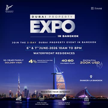 Cover Image for Dubai Property Expo in Bangkok | 6th - 7th June, 2026 | BNW