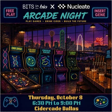 Cover Image for A Biotech Arcade Night in Dallas: Bits in Bio x Nucleate Community Mixer
