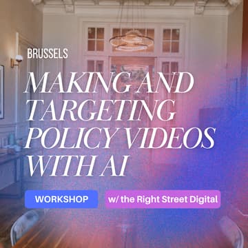 Cover Image for Making and targeting policy videos with AI • A Comms & Marketing Workshop