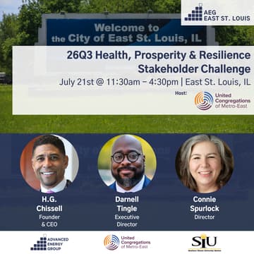 Cover Image for AEG East St. Louis 26Q3 Health, Prosperity & Resilience Stakeholder Challenge