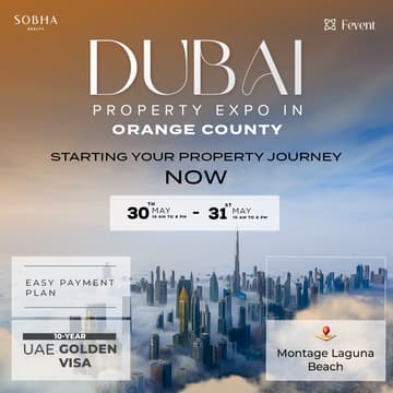 Cover Image for Dubai Property Expo in Orange County | 30th - 31st May, 2026 | Sobha