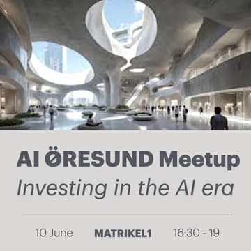Cover Image for AI Oresund Meetup: Investing in the AI era