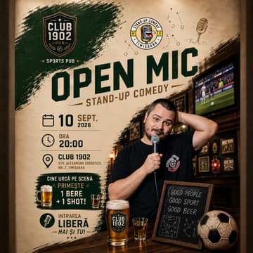 Cover Image for Open Mic - Stand -up Comedy 🎤🎤🎤