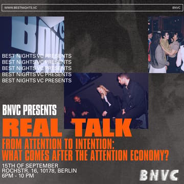 Cover Image for REAL TALK 12: WHAT COMES AFTER THE ATTENTION ECONOMY?