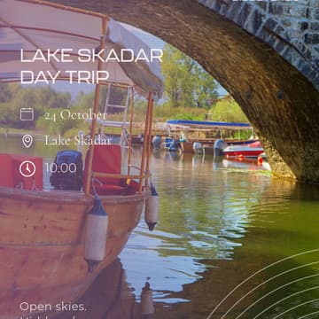 Cover Image for Lake Skadar Day Trip