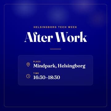 Cover Image for Helsingborg Tech week: After work