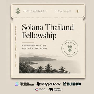 Cover Image for Solana Thailand Fellowship
