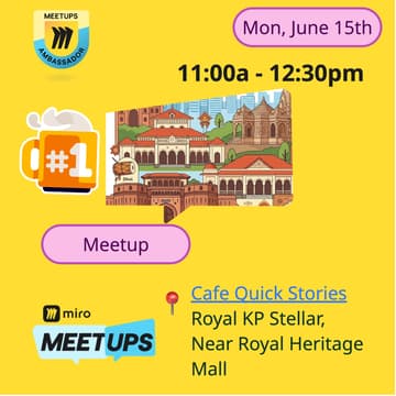 Cover Image for ☕ Miro Monday Meetup | Pune India
