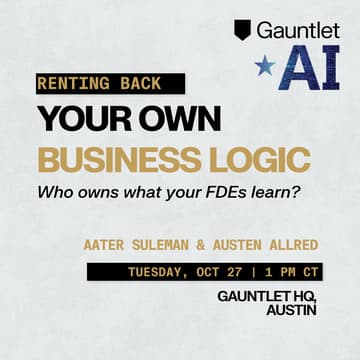 Cover Image for Renting Back Your Own Business Logic: Who Owns What Your FDEs Learn?