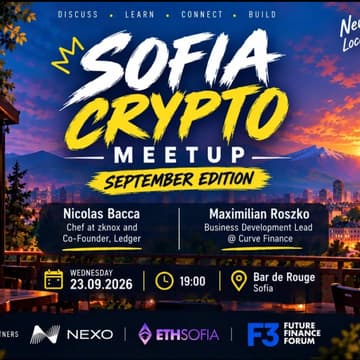 Cover Image for Sofia Crypto Meetup – Where the industry is heading