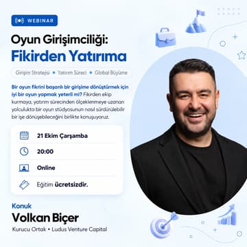 Cover Image for Girişimcilik ve Oyun Sektörü Üzerine · Volkan Biçer