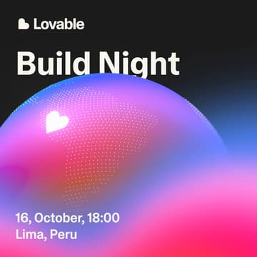 Cover Image for Lovable Build Night Lima