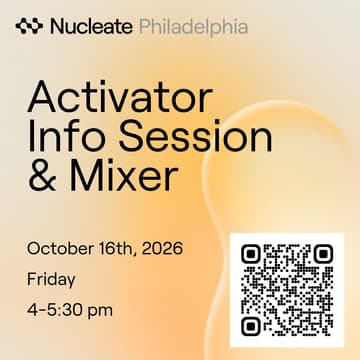 Cover Image for Activator Info Session & Mixer by Nucleate Philadelphia