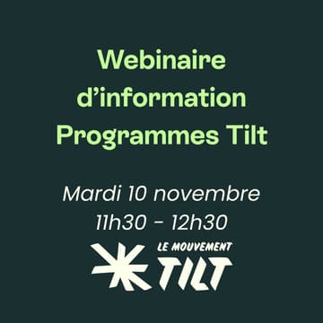 Cover Image for Webinaire d'information - Programmes Tilt'Odyssée et Tilt'Envol
