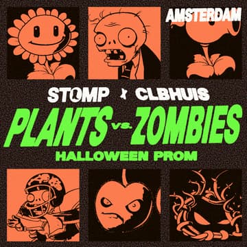 Cover Image for STOMP x Clbhuis 🧟 Plants vs. Zombies Halloween Prom