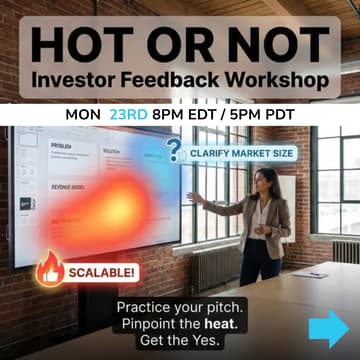 Cover Image for HOT or NOT: Is your startup fundable or just interesting?