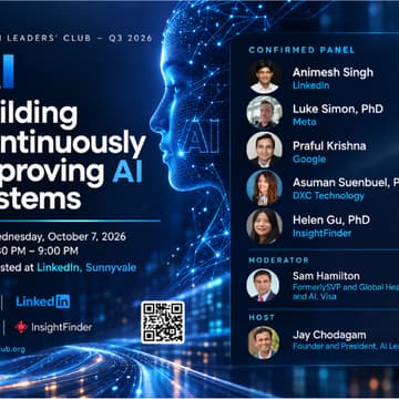 Cover Image for AI Tech Leaders' Club, Q3 2026: Building Continuously Improving AI Systems