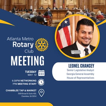 Cover Image for Meeting: Leonel Chancey- GA House of Representatives