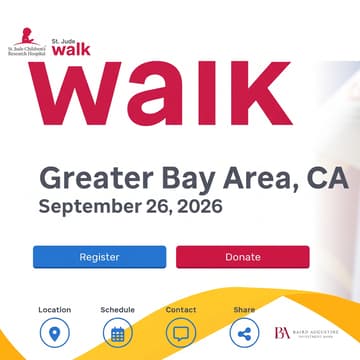 Cover Image for St. Jude walk | Team Baird Augustine