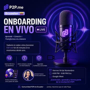Cover Image for Aprende a usar Dólares Digitales con P2P.me