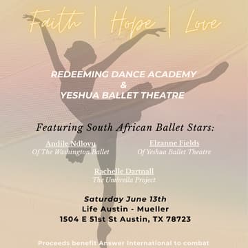 Cover Image for Redeeming Arts Presents: Faith | Hope | Love