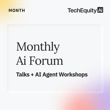 Cover Image for Monthly Ai Forum: Talks + AI Agent Workshops