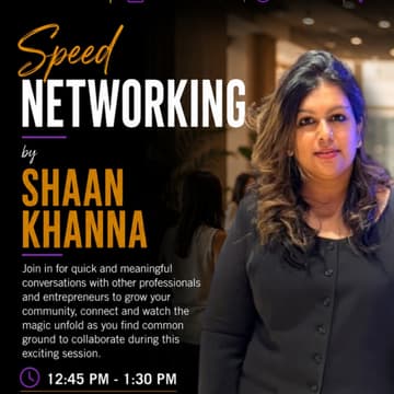Cover Image for Speed Networking by Shaan Khanna | Cathedral Alumni Business Showcase 2026