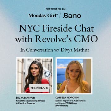 Cover Image for Fireside Chat w. CMO @ Revolve (Divya Mathur) at Maxwell Social 🍸