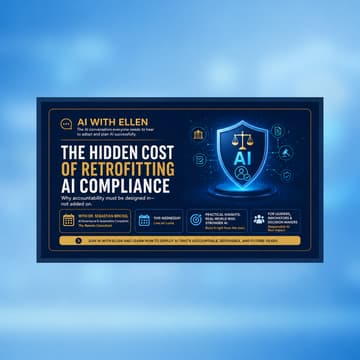 Cover Image for AI With Ellen - The Hidden Cost of Retrofitting AI Compliance