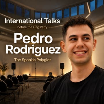 Obrazek w tle dla International Talks: How Pedro learned 10 languages 💡
