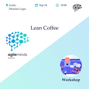 Cover Image for Lean Coffee - Agile Minds Romania