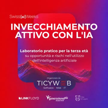 Cover Image for Invecchiamento attivo con l'IA - Laboratorio pratico per la terza età su opportunità e rischi nell'utilizzo dell'intelligenza artificiale