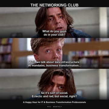 Cover Image for The Networking Club: Happy Hour for IT & Transformation Leaders